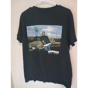 Ice Cube T Shirt Mens L Black Graphic Lowrider Impala Hip Hop Concert Rap Tee